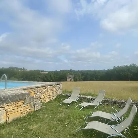 Maison En Pleine Nature Avec Piscine, Wifi Et Parking - Perigord Noir - Fr-1-616-351 Feriehus Sergeac
